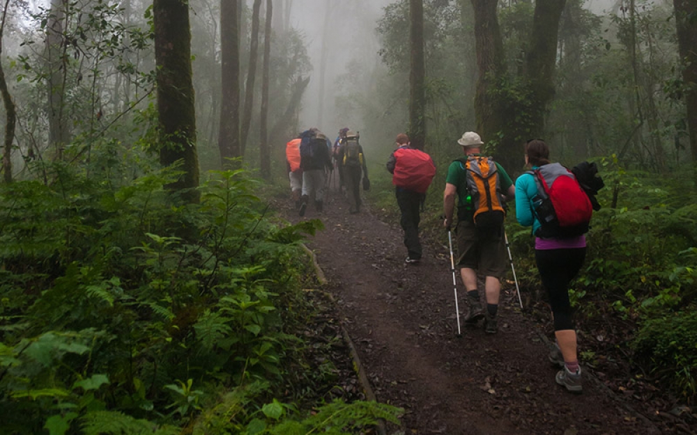Mount Kilimanjaro During the Rainy Season